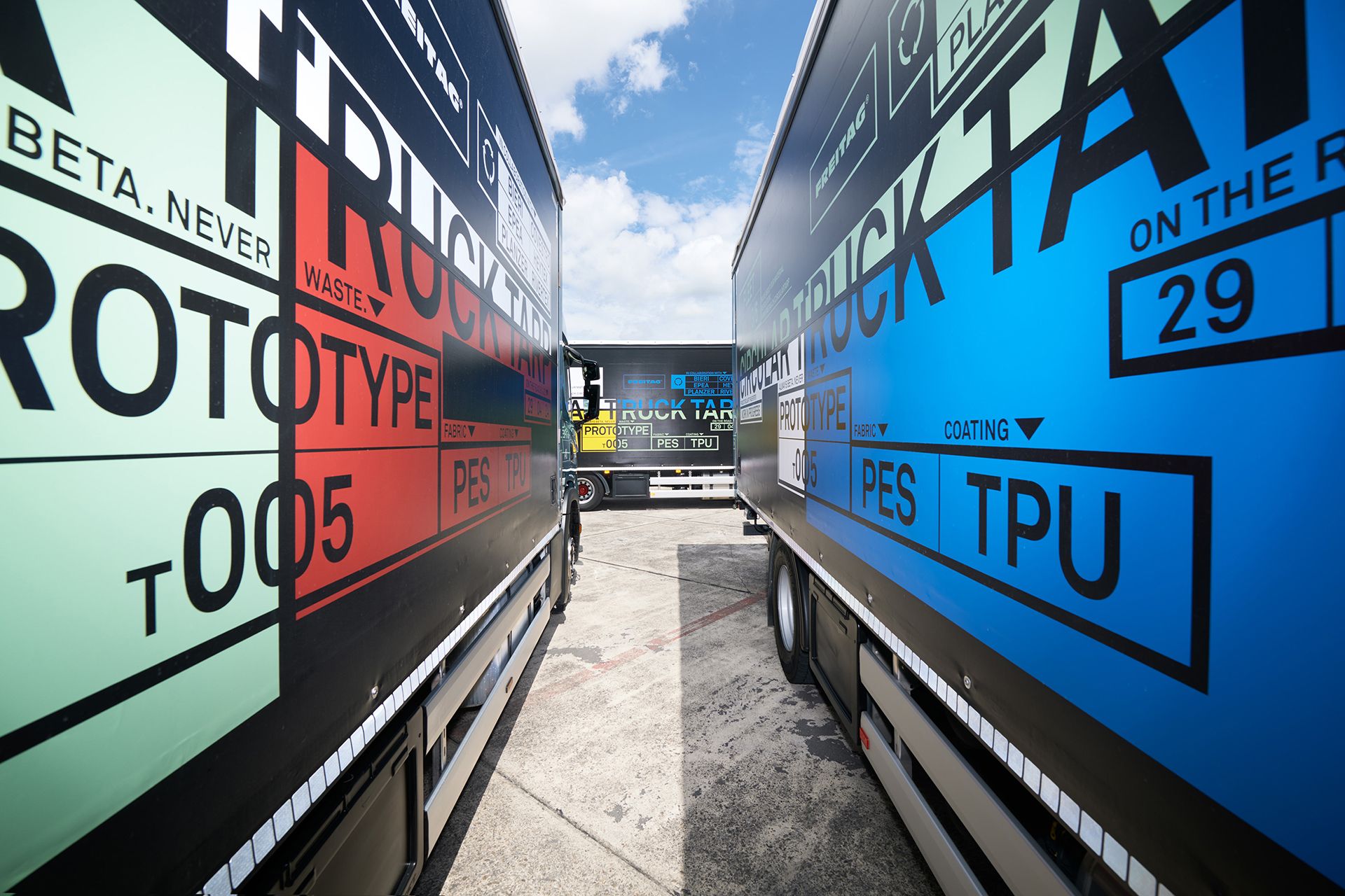 Kreislauffähige Planen von FREITAG